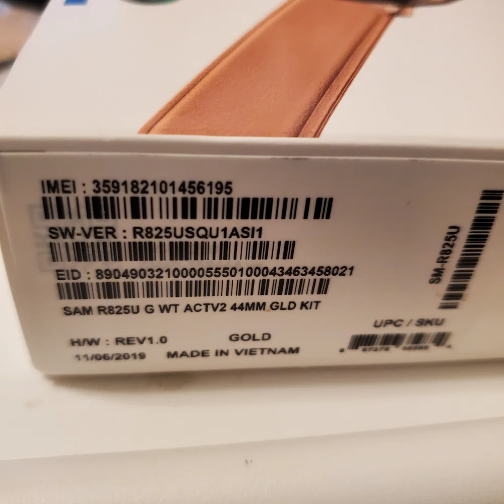 Samsung Galaxy Smart Watch Active 2 Black and Rose Gold Like New + Accessories